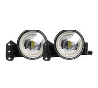 Faros Antiniebla Para BMW E46 E60 E63 E90 525i 530i 545i 550i 323i 325i 2 X Luz Antiniebla Ojo Ángel DRL Canbus Lámpara LED Circulación Diurna Coche Antiniebla Delantero(Yellow White)
