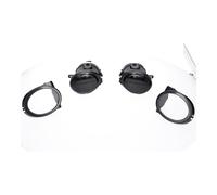 Faros antiniebla tintados con cristal liso y marco negro para BMW Serie 3 E46...