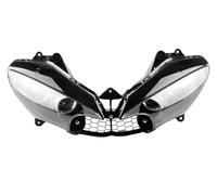 Faros Auxiliares De Moto Faro Delantero De Motocicleta Faro Delantero Conjunto De Faro Delantero para YZF R6 para YZF-R6 2003 2004 2005 Faro LED Motocicleta(Clear)