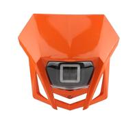 Faros Auxiliares De Moto Panel De Faro De Motocicleta Piezas De Ajuste De Motocross para Kawasaki para KLX150 250 450 Faro LED Motocicleta(Naranja)