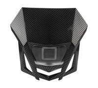 Faros Auxiliares De Moto para WR450F para YZ250F para XT250X para XT600 para TTR250 Panel De Faro De Motocicleta Piezas De Ajuste De Motocross Faro LED Motocicleta(Carbon Fibre)