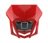 Faros Auxiliares De Moto para WR450F para YZ250F para XT250X para XT600 para TTR250 Panel De Faro De Motocicleta Piezas De Ajuste De Motocross Faro LED Motocicleta(Rojo)