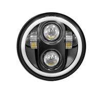 Faros Auxiliares Moto Faro LED Dot E9 80 W 5-3/4" Y 5.75" para Dyna para Street Bob para Super Wide para Glide para Low Rider para Night para Rod para Train Faro Conjunto Faro(Black A)