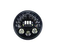 Faros Auxiliares Moto Faros Delanteros LED Adaptables para R9T para R Nine T para 9T 2014-2022 Luz Alta Y Baja Motocicleta Lámpara Proyector 7 Pulgadas Faro Conjunto Faro(Turn Signal Black)