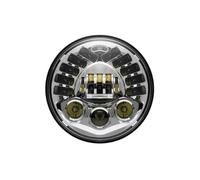 Faros Auxiliares Moto Faros Delanteros LED Adaptables para R9T para R Nine T para 9T 2014-2022 Luz Alta Y Baja Motocicleta Lámpara Proyector 7 Pulgadas Faro Conjunto Faro(Adaptive Chrome)