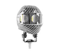 Faros auxiliares para motocicleta - Proyector LED para motocicleta de estilo casco - Proyector para motocicleta resistente a las inclemencias del tiempo, para conducción en todoterreno, carretera y