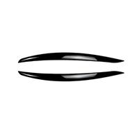 Faros Cejas para BMW 3 Series e90/e92/e93/m5 2005-2012,Adhesivo para Cejas de Faros Delanteros de Coche embellecedor de Decoración de Párpados,A-Black