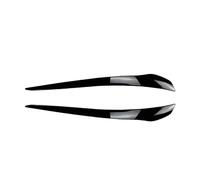 Faros Cejas para BMW 3 Series E92 E93 LCI 2009-2012,Adhesivo para Cejas de Faros Delanteros de Coche embellecedor de Decoración de Párpados,A-Black