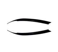 Faros Cejas párpados Cubierta Coche para Subaru Impreza WRX STI 2007-2014,Cubierta de Faro Delantero lámpara Pegatina Accesorios,A-Black