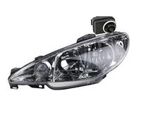 Faros Compatibles Con Peugeot 206 CC 09/98 - Lado Izquierdo + Bombillas