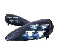 Faros De Coche compatible con Porsche Cayenne 958.1 2011-2014 Actualización Modificada A 2024 Estilo Lámpara De Señal De Giro Dinámica Accesorios for Coche(Right-Hand Drive)