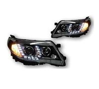 faros de coche Faro delantero de coche DRL para Hid Bi para Xenon para proyector para Subaru para Forester 2008-2012