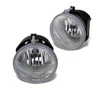 Faros De Coche para Jeep para Grand para Cherokee 2004-2010 Luz Antiniebla Lámpara Antiniebla Halógena Conjunto De Luces De Coche OE 4805858AA H10 199 Conjunto Faros Aelanteros(Clear Lens)