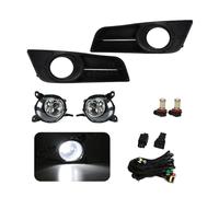 Faros De Coche para Toyota para Corolla 2004-2006 Versión Europea Faros Antiniebla DRL Luces Circulación Diurna Cubierta Bisel Parrilla Faros Delanteros Piezas Diurna Faros DRL Luz(White LED)