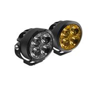 Faros de Motocicleta Faro Adicional Superbrillante para Motocicleta, Luces De Proyector LED Todoterreno De Largo Alcance, 12 V Y 24 V(2PCS)