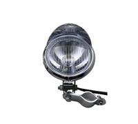 Faros de Motocicleta para Benelli para Ducati 1 Juego Faros Delanteros Cromados Motocicleta Faros Antiniebla con Soporte Tubo Barra Protectora Jaula Antivuelco