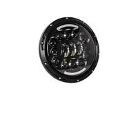 Faros De Motocicleta Para Street Glide Para Road King Faro Delantero LED Redondo De 7 Pulgadas Para Motocicleta(90W Black5)