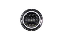 Faros De Motocicleta Para Street Glide Road King Faro delantero LED de 7 pulgadas para motocicleta con adaptador(90w black halo12)