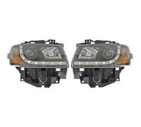 Faros De Proyector LHD Par De Luces LED Dragon DRL Negras VW T4 1996-03 Longnose