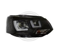 Faros De Proyector LHD Par LED Lightbar DRL Claro Negro Para VW T5 Multivan