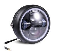 Faros Delanteras Moto Para Cafe Para Racer Para Bobber Faro LED 65" Motocicleta Estilo Retro Estilo Ojo Ángel 12 V Headlight