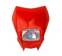 Faros Delanteras Moto Para CRF150F Para CRF230F 2015-2020 Faros Delanteros Deportivos Dobles, Luz Marcha, Máscara Luz Carreras Headlight(Red)