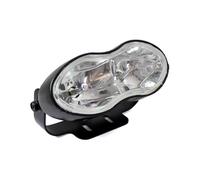 Faros Delanteras Moto Para Sportster Para Cruisers Para Chopper Para Bobber Para Cafe Para Racer Bombillas motocicleta Faro ovalado onda doble Headlight