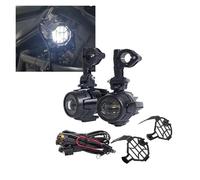 Faros Delantero Luz LED Antiniebla Auxiliar para Motocicleta CRF1100L CRF 1100L CRF1100 L para África, Accesorios para Motocicletas Gemelas Focos Delanteros(White Light)