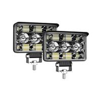 Faros Delanteros Barra Luces LED Trabajo Todoterreno 3, 4 Y 5 Pulgadas Luz Antiniebla 12 V Y 24 V para Camión Tractor 4x4 Barco Faro Motocicleta(2pcs 5inch 156W)