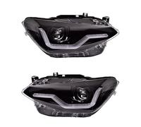 Faros Delanteros Coche para Serie 1 F20 2012 2013 2014 2015 Faros DRL Iluminación Automática con Señal Giro