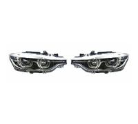 Faros Delanteros Coche para Serie 3 316 318 320 328i 2016 2017 Conjunto Faros Delanteros(2 Pcs Left and Right)