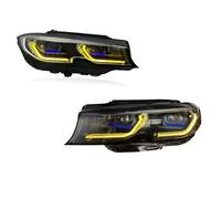 Faros delanteros Compatible Con Para G20 G28 2019 2020 2021 Luz Antiniebla Automática Amarilla DRL Luz De Freno Luz De Giro Plug And Play Conjuntos De Luces Delanteras 1 Par