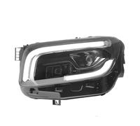 Faros delanteros compatibles con Benz GLB Clase Modificado 20-23, con lentes LED mejoradas, luces de circulación diaria, faros de dirección tipo serpentina.