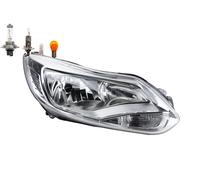 Faros Delanteros Compatibles Con Ford Focus 11 04/11-09/14 Derecho Con Bombilla