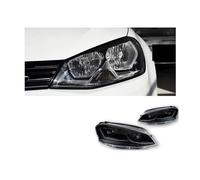 Faros delanteros compatibles con Golf 7 2013-2017 MK7, luces antiniebla LED Hella DRL Bi Xenon, accesorio para coche, faro delantero para Golf 7(Black,LEFT AND RIGHT_LHD)