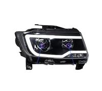 Faros delanteros compatibles con Jeep Compass 2011-2016 Grand Cheroke, accesorios para automóviles, LED DRL, lente de xenón Hella H7, accesorios para automóviles.(No bulb in low beam)