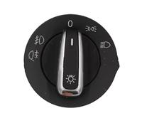 Faros Delanteros Control Compatible Con VW Para S&haran 1995-2005 Para Transpoter 2003-2009 Interruptor De Control De Faros Delanteros Cromado Accesorios Para Automóviles 3BD941531A