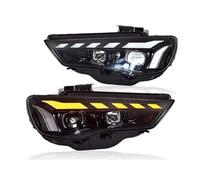 Faros delanteros de coche Compatible con A3 2013 2014 2015 2016 8V Sedán Sportback S3 Actualización RS5 Estilo DRL Conjunto de faros con señal de giro(Original Xenon)