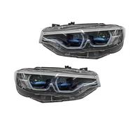 Faros delanteros de coche Compatible con BMW F32 Light 2012-2019 F36 F80 F33 DRL 425i 428i 430i 435i Lámpara de cabeza de señal Accesorios automotrices(2pcs blue,2017-2020)