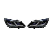 Faros Delanteros de proyector compatibles con BMW Serie 5 E60 (2003-2006, 2007, 2008, 2009 y 2010) (Volante Izquierdo/Negro)