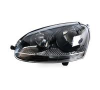Faros Delanteros Faro Delantero Coche Con Interfaz 9 Pines Faro Delantero Montaje Parachoques Estilo Blanco Y Negro Para Para Sagitar MK5 2006- 2009 2010 2011 Bloque Óptico Delantero(Black 1 Left)