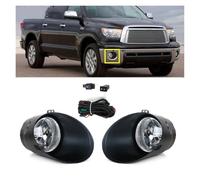 Faros Delanteros Faro Delantero para Toyota para Tundra 2007 2008 2009 2010 2011 2012 2013 Bombilla Halógena Antiniebla Coche H11 12V 55W con Kit Cableado Y Interruptor Luz Antiniebla