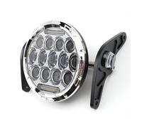 Faros Delanteros Faro LED De 60 W En Horquilla Delantera para Grom 125 para MSX125 2013 2014 2015 2016 Faro Motocicleta(A Silver)