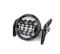 Faros Delanteros Faro LED De 60 W En Horquilla Delantera para Grom 125 para MSX125 2013 2014 2015 2016 Faro Motocicleta(B Black)