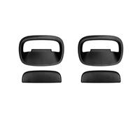 Faros Delanteros Faros 2 cubiertas para faros delanteros y traseros de coche, embellecedor luz antiniebla delantera para Suzuki Jimny JB64 JB74 2019-2023(Front door)