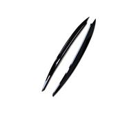 Faros Delanteros Faros Embellecedor para párpados de cejas faros delanteros coche, 2 unidades, compatible con VW Golf 7 VII GTI GTD GTE R MK7(Black)