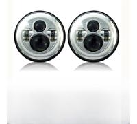 Faros delanteros Faros LED Redondos De 7 Pulgadas Para Jeep Para Wrangler CJ-8, Scrambler CJ-7 (1976, 1977, 1978, 1979, 1980-2017) Faro principal(Headlight Style 4)