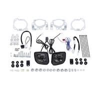 Faros Delanteros Kit De Luces Antiniebla LED Rectangulares para Intermitentes Motocicleta para Goldwing para GL1800 2012-2017 F6B 2013-2017 Faro Motocicleta(Smoke Lens)