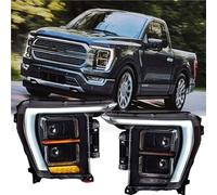 Faros Delanteros LED con Intermitentes Dinámicos para Ford para Raptor para F150 2021, 2022 Y 2023 Coche Faro Principal Montaje