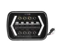 Faros Delanteros LED de 5x7 Pulgadas, Faros Delanteros de Luz Cuadrada, Conjunto de Faros Delanteros de Haz Alto/bajo para Cualquier Coche o Camión, Luces Cuadradas de 5x7 Pulgadas